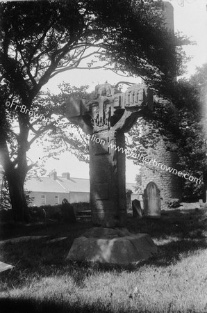 SEE ALSO VII.61. : UNFINISHED CROSS IN GRAVEYARD